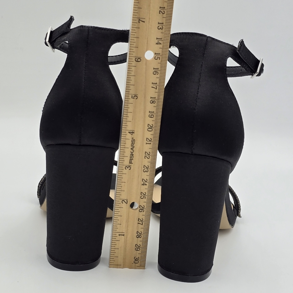 Jewel Badgley Mischka Women's Keshia III Heeled Sandals, Black, Women's 6.5 - Picture 7 of 16